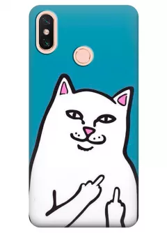 Чехол для Xiaomi Mi Max 3 - Кот с факами