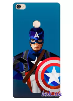 Чехол для Xiaomi Mi Max - Капитан Америка
