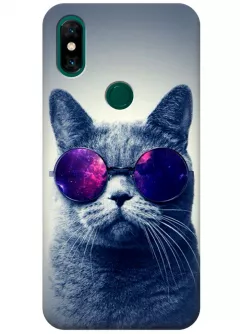Чехол для Xiaomi Mi Mix 3 - Кот в очках