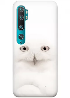 Чехол для Xiaomi Mi Note 10 Pro - Белая сова