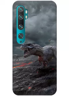 Чехол для Xiaomi Mi Note 10 Pro - Динозавры
