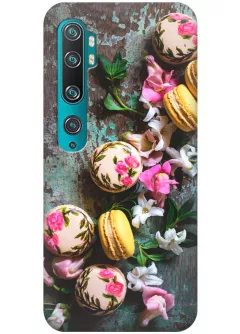 Чехол для Xiaomi Mi Note 10 - Цветочные макаруны