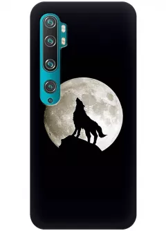 Чехол для Xiaomi Mi CC9 Pro - Воющий волк