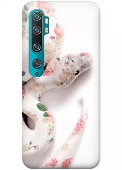 Чехол для Xiaomi Mi CC9 Pro - Цветочная змея