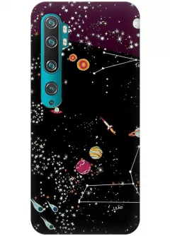 Чехол для Xiaomi Mi Note 10 Pro - Космическое созвездие