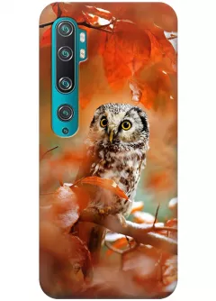 Чехол для Xiaomi Mi Note 10 - Осенняя сова