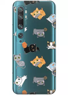 Чехол для Xiaomi Mi Note 10 Pro - Котятки