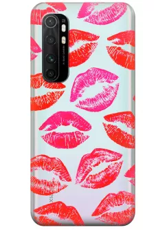 Прозрачный чехол для Xiaomi Mi Note 10 Lite - Поцелуи