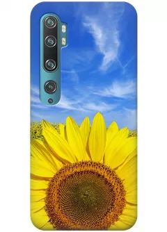 Чехол для Xiaomi Mi Note 10 Pro - Подсолнух