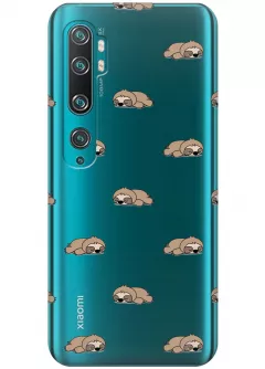 Чехол для Xiaomi Mi Note 10 Pro - Спящие ленивцы