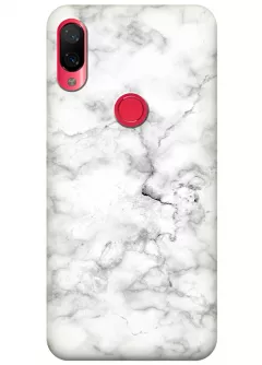 Чехол для Xiaomi Mi Play - Белый мрамор