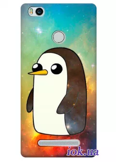 Чехол для Xiaomi Mi4s - Пингвин в космосе