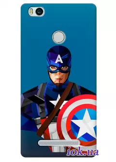 Чехол для Xiaomi Mi4s - Капитан Америка