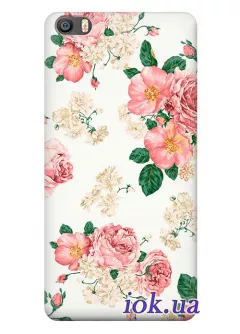 Чехол для Xiaomi Mi Note Pro - Букет цветов