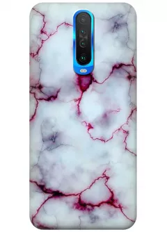 Чехол для Xiaomi Poco X2 - Розовый мрамор