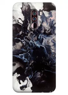 Чехол для Xiaomi Pocophone F1 - Взрыв мрамора