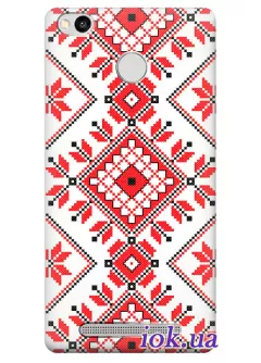 Чехол для Xiaomi Redmi 3X - Украинский орнамент