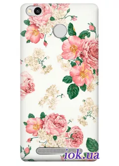 Чехол для Xiaomi Redmi 3X - Букеты цветов