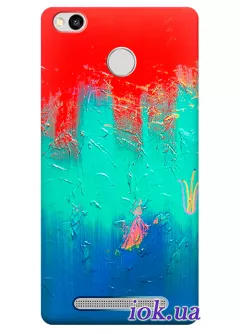 Чехол для Xiaomi Redmi 3X - Мазки краски