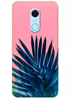 Чехол для Xiaomi Redmi 5 - Листья пальмы