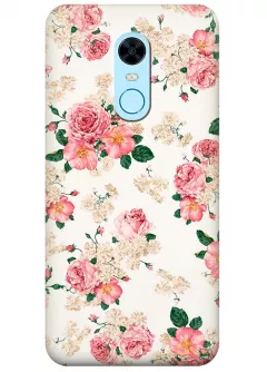 Чехол для Xiaomi Redmi 5 - Цветочки
