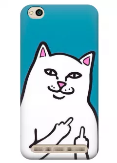 Чехол для Xiaomi Redmi 5A - Кот с факом