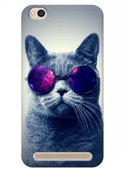 Чехол для Xiaomi Redmi 5A - Кот в очках