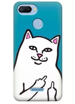 Чехол для Xiaomi Redmi 6 - Кот с факами