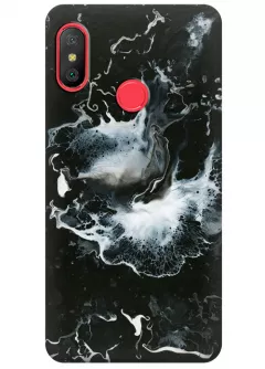 Чехол для Xiaomi Redmi 6 Pro - Всплеск мрамора
