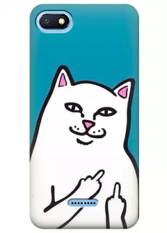 Чехол для Xiaomi Redmi 6A - Кот с факами