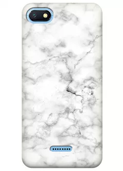 Чехол для Xiaomi Redmi 6A - Белый мрамор