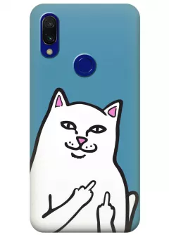 Чехол для Xiaomi Redmi 7 - Кот с факами