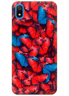 Чехол для Xiaomi Redmi 7A - Красные бабочки