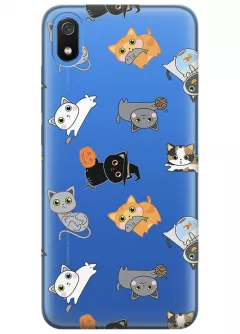 Чехол для Xiaomi Redmi 7A - Котятки