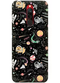 Чехол для Xiaomi Redmi 8 - Animal astronauts