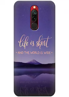 Чехол для Xiaomi Redmi 8 - Life is short