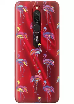 Чехол для Xiaomi Redmi 8 - Экзотические птицы