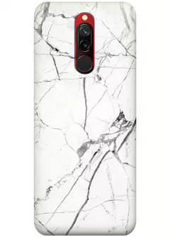 Чехол для Xiaomi Redmi 8 - White marble