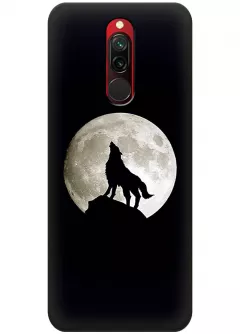 Чехол для Xiaomi Redmi 8 - Воющий волк