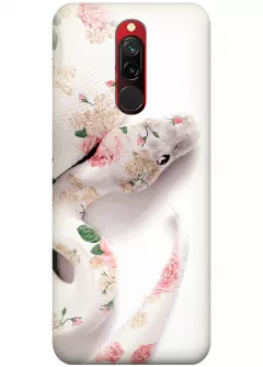 Чехол для Xiaomi Redmi 8 - Цветочная змея