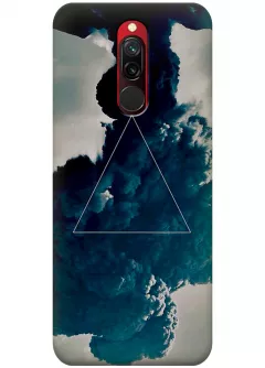 Чехол для Xiaomi Redmi 8 - Треугольник в дыму