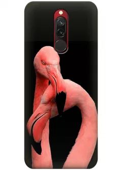 Чехол для Xiaomi Redmi 8 - Пара фламинго