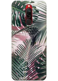 Чехол для Xiaomi Redmi 8 - Пальмовые листья