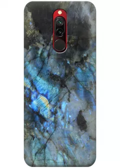 Чехол для Xiaomi Redmi 8 - Синий мрамор