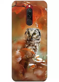 Чехол для Xiaomi Redmi 8 - Осенняя сова