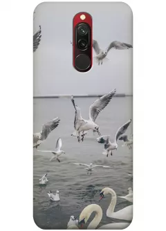 Чехол для Xiaomi Redmi 8 - Морские птицы