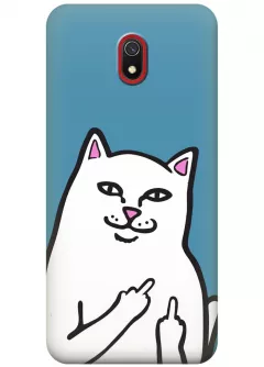 Чехол для Xiaomi Redmi 8A - Кот с факами