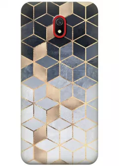 Чехол для Xiaomi Redmi 8A - Тёмная геометрия