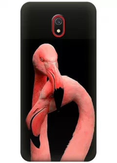 Чехол для Xiaomi Redmi 8A - Пара фламинго