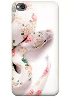 Чехол для Xiaomi Redmi Go - Цветочная змея